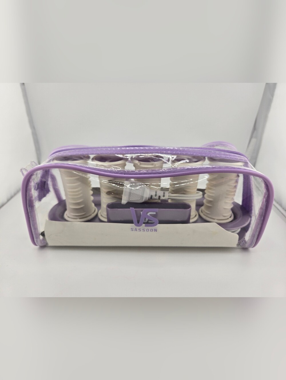 VIDAL SASSOON Hairsetter 5 Travel Hair Rollers Curlers NO Clips VS-305